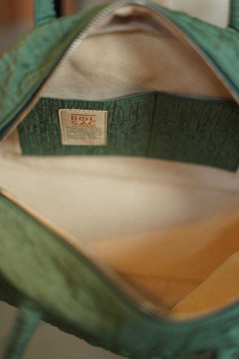 plummy bag_ripple turquoise