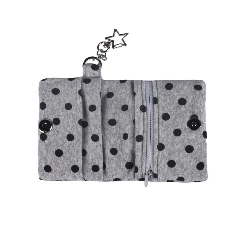 Dot button wallet_grey