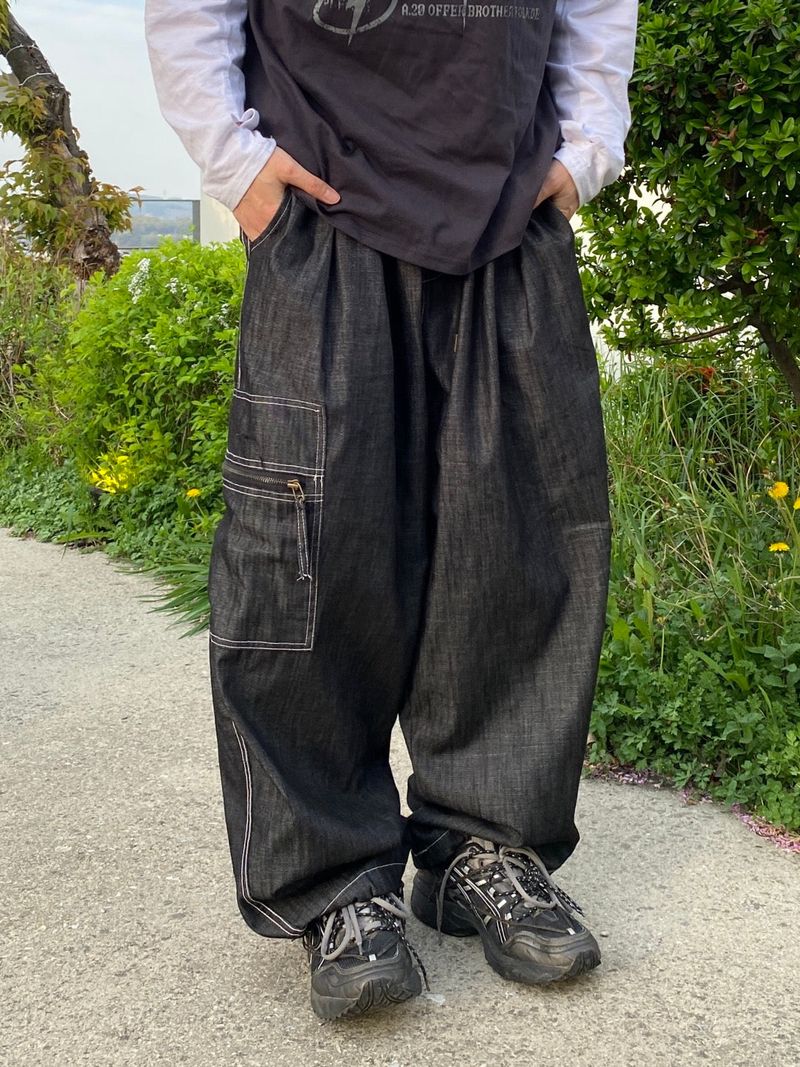 Stitch One Cargo Balloon Pants 1C