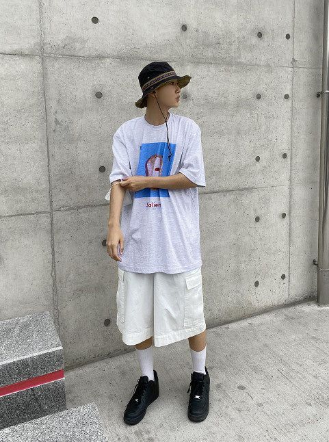 No.9593 triangle safari bucket HAT (5color)