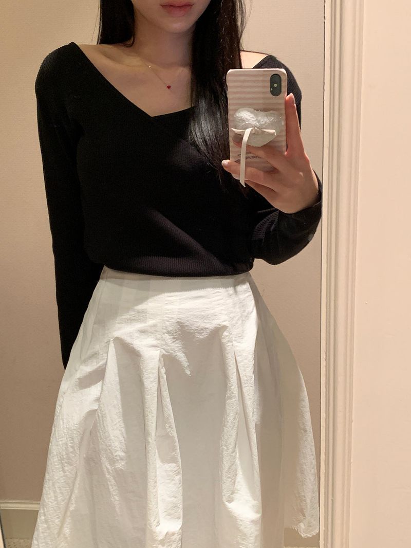 [MADE] DENISE WRAP V KNIT
