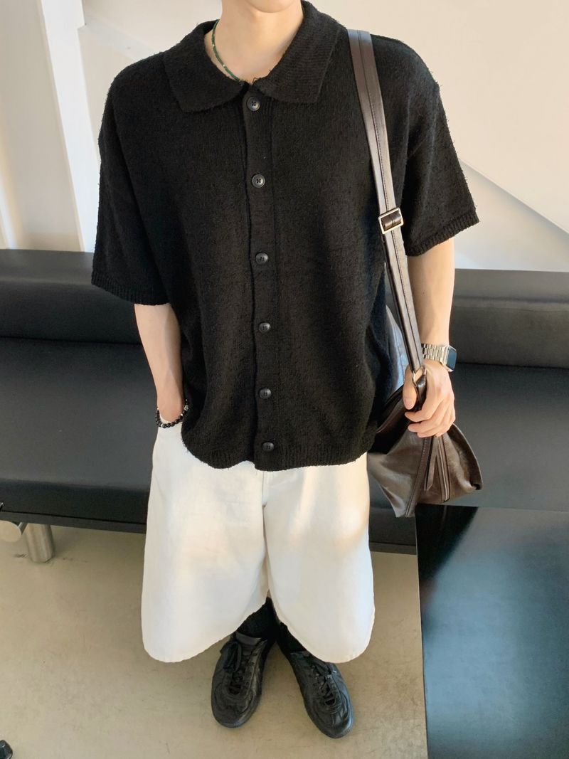 Fury Knit Short Sleeve Cardigan 2C