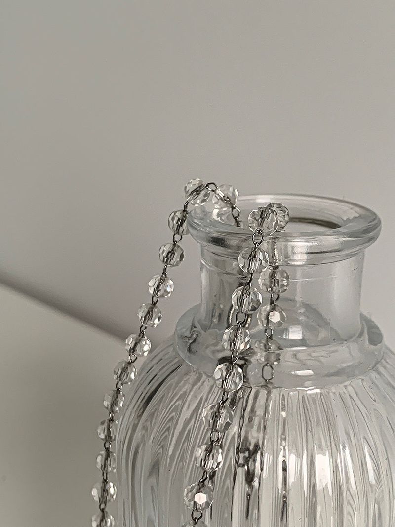 Crystal point necklace