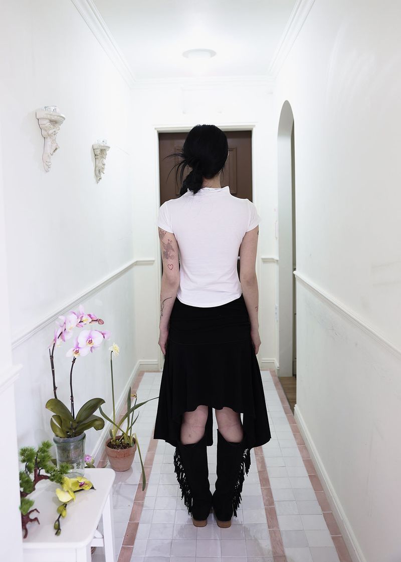 Half neck shirring T (3color)