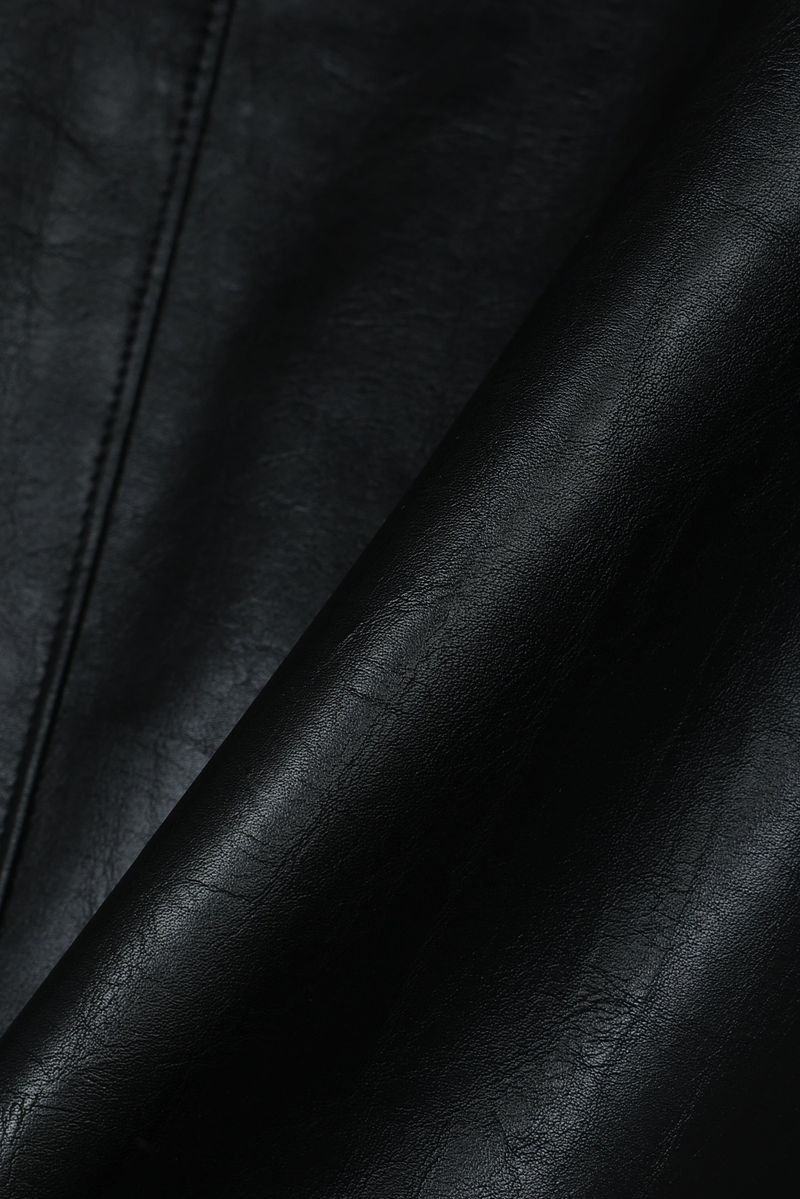Incision Leather Jacket