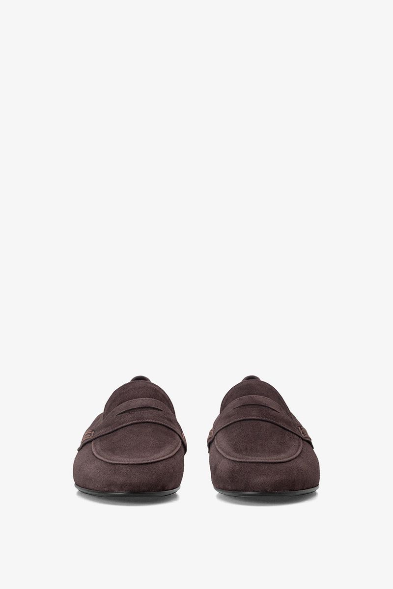 MODERN PENNY LOAFER IN CHOCOLATE BROWN