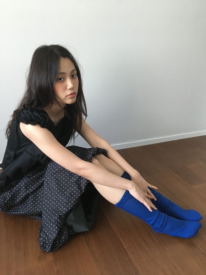 Popping Tencel Knee Socks (4color)