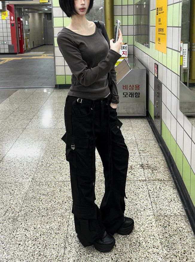 Strap Work Cargo Pants