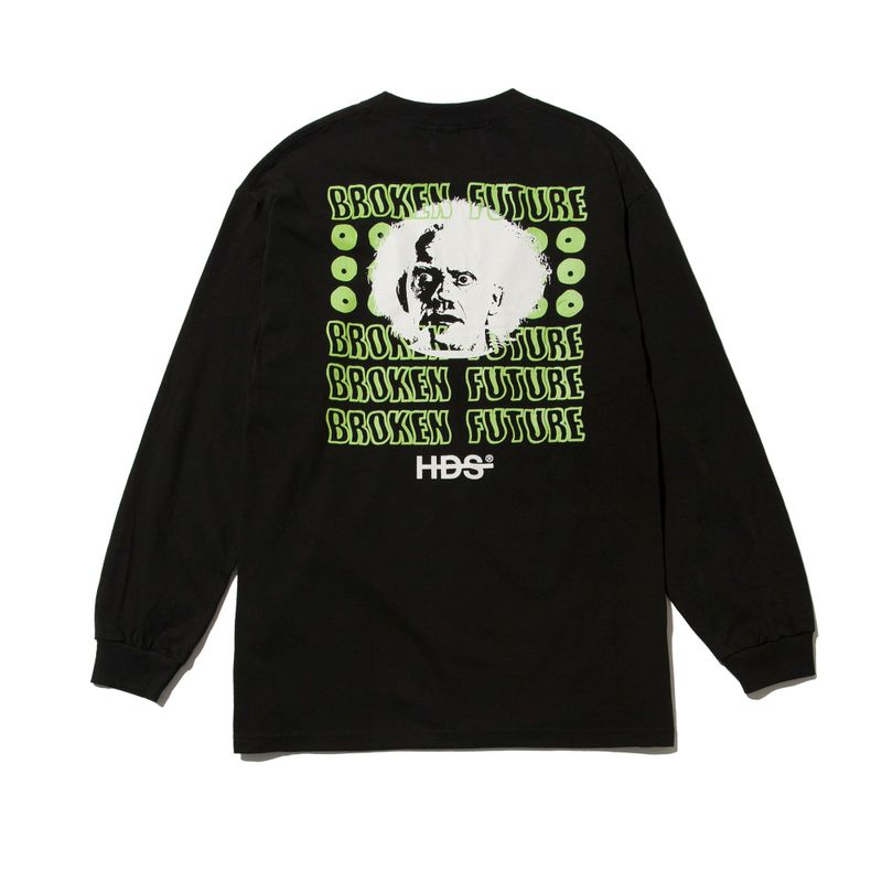 HDS（ハイデフィニションソウル）の「BROKEN FUTURE LS TEE - BLACK（Tops）」