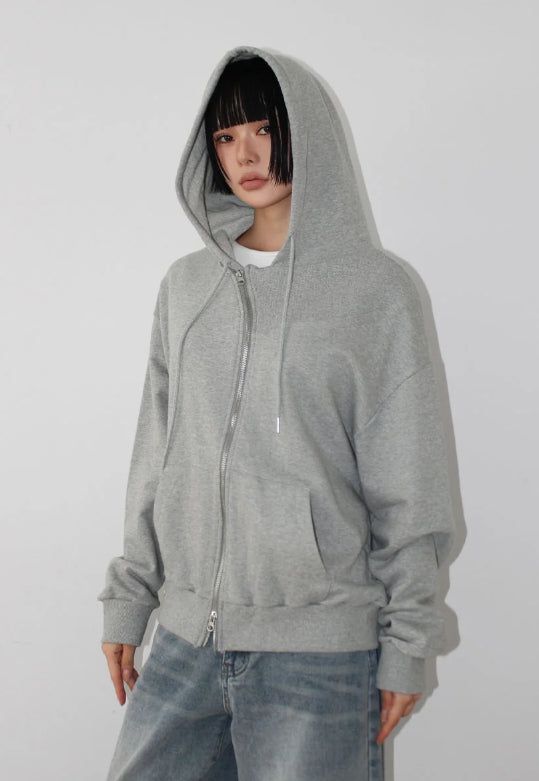 CURVE ZIP-UP HOODIE