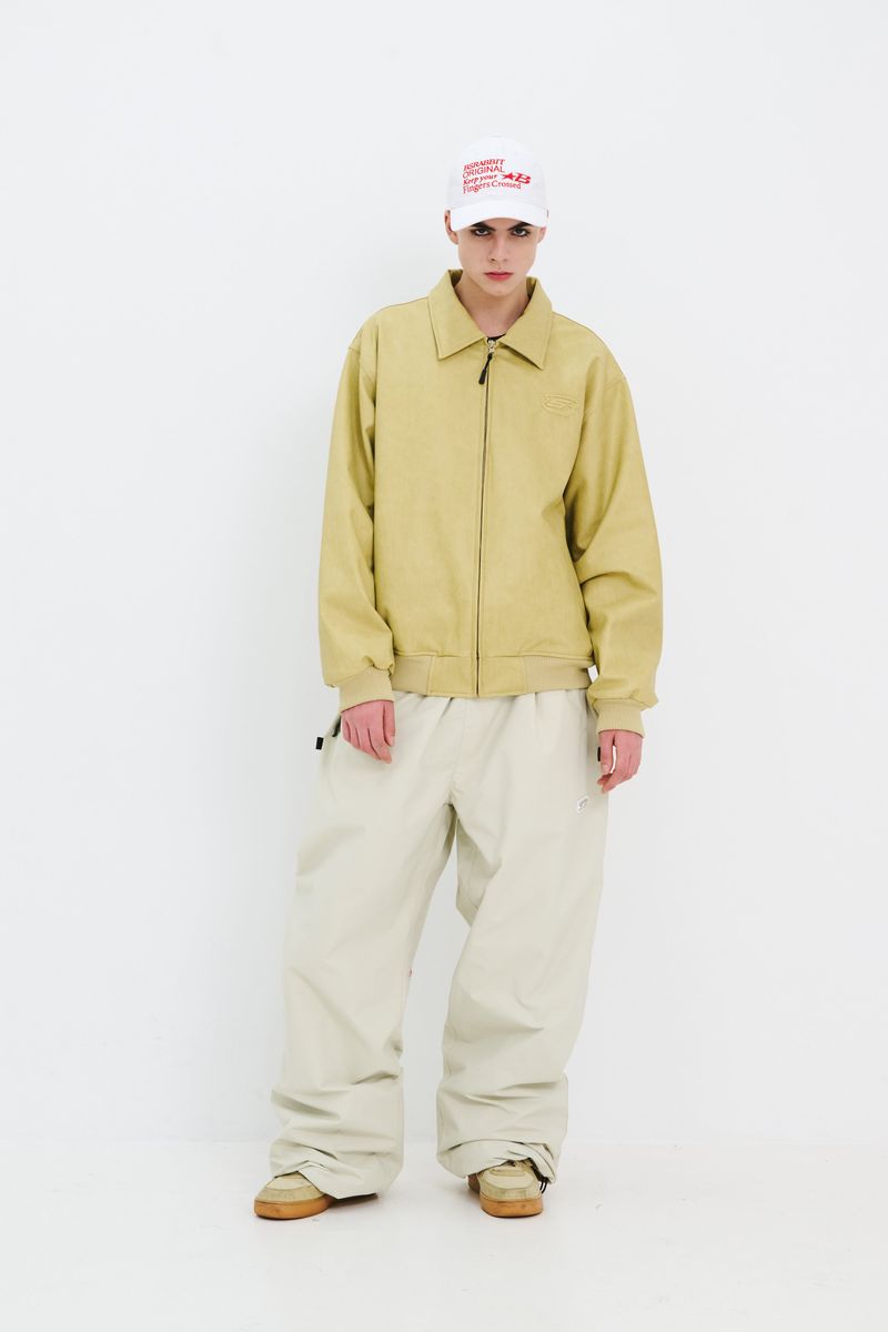 BSRABBIT（ビエスラビット）の「CLASSIC WIDE TRACK PANTS CREAM（Pants）」