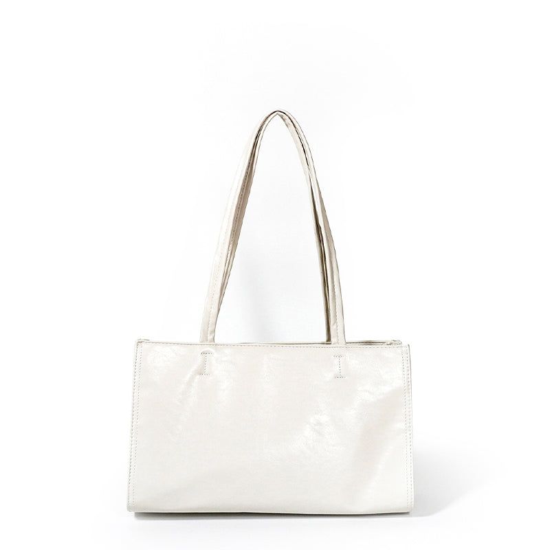 Glossy bag_ivory