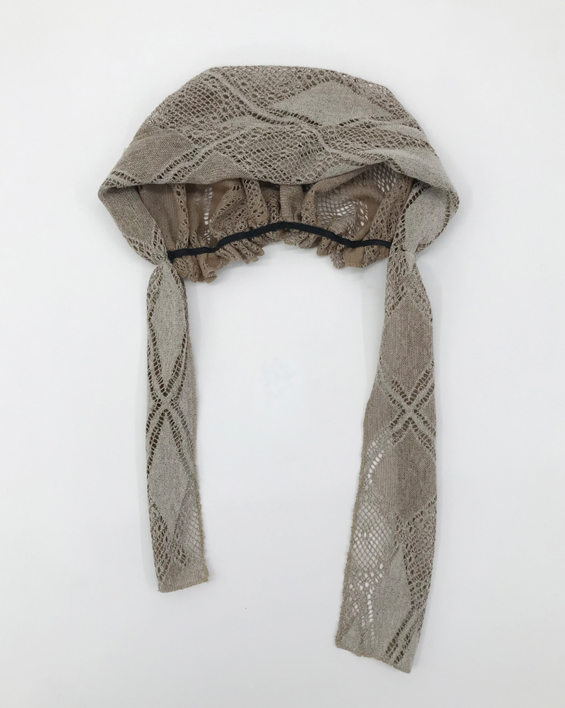 Node punched hair scarf (2color)
