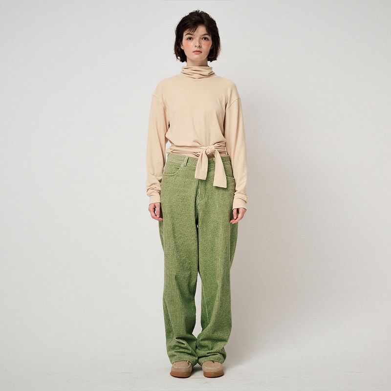 RIBBON TAIL LONG SLEEVE, BUTTER