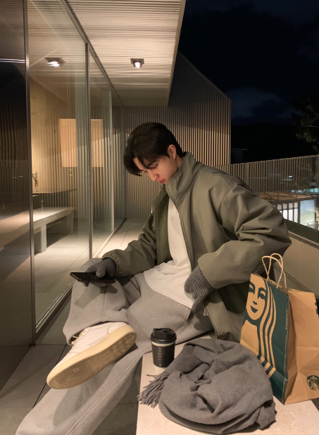 LOOKPLE（ルックプル）の「Kuiper planning fleece lining simple overfit jumper（Jackets/Outerwear）」