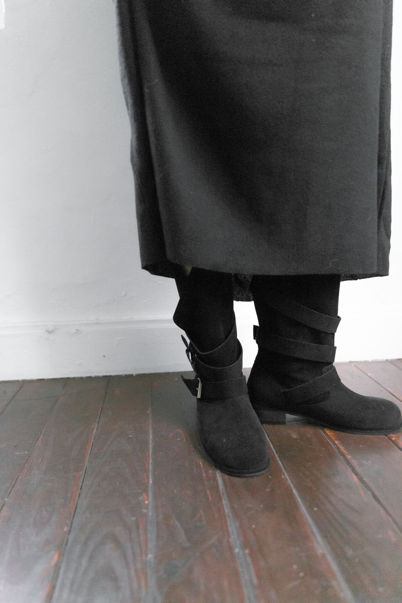 suede wrap boots(3colors)