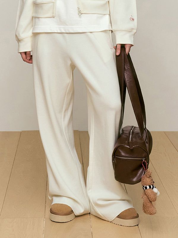 KIRSH（キルシー）の「WORDING APPLIQUE PANTS [IVORY]（Pants）」