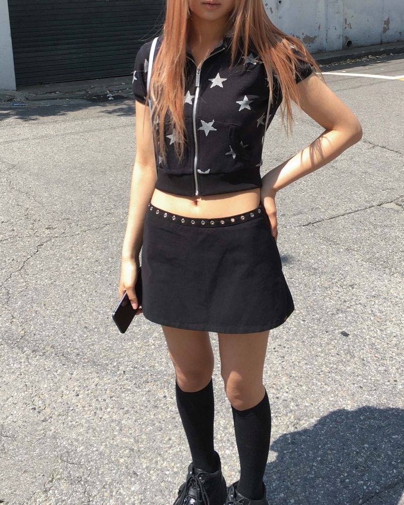 Star short hood jumper