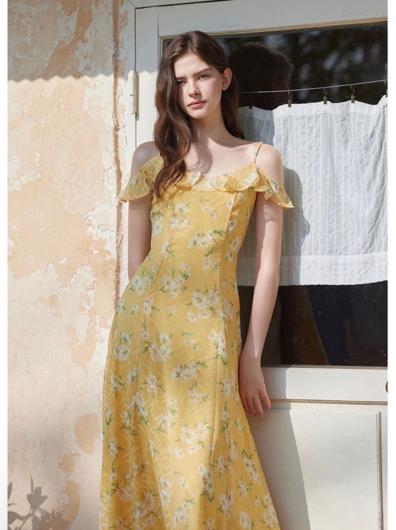 Lindi Dress Yellow