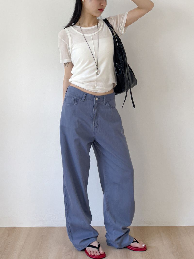 Cation Cotton Wide Pants