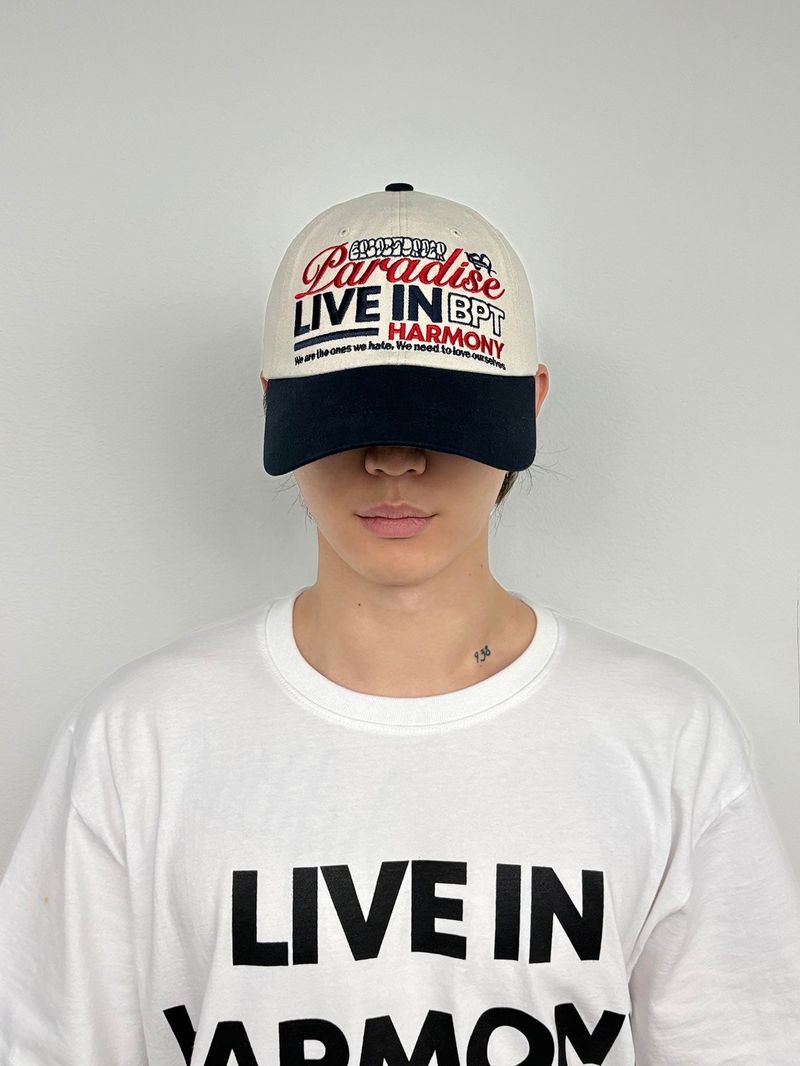 LIVE IN HARMONY CAP NAVY