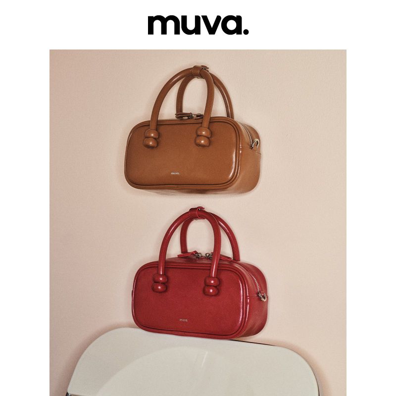 muva.(ムーヴァ)の「muva. Original 2023 New Boston Bag, Autumn Winter Fashion Versatile Genuine Leather Handbag, New Arrival Dec 19(Bags)」