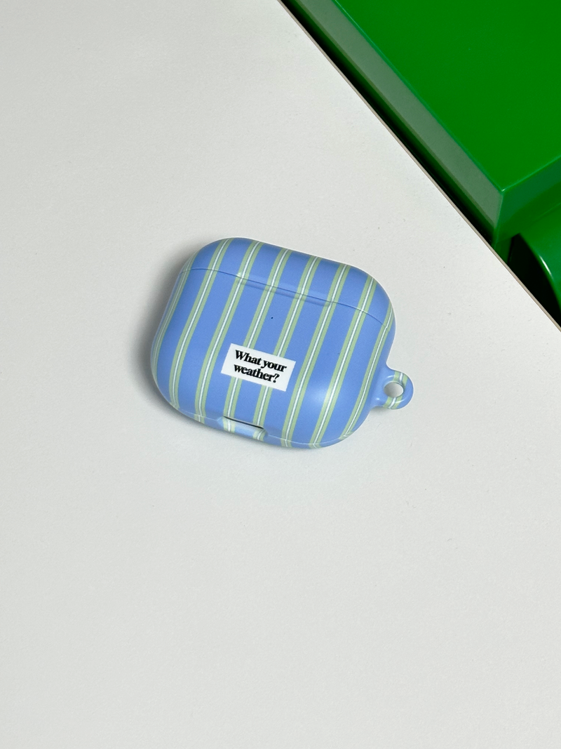 tiny weather(タイニーウェザー)の「pajama Airpods case-blue(Smartphone Accessories)」