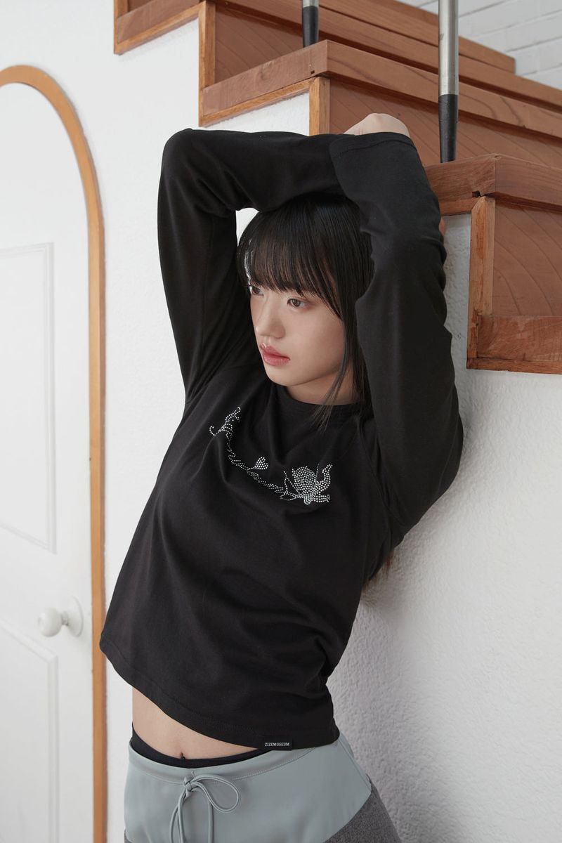 ZIZE ANGEL CUBIC T-SHIRTS (BLACK)