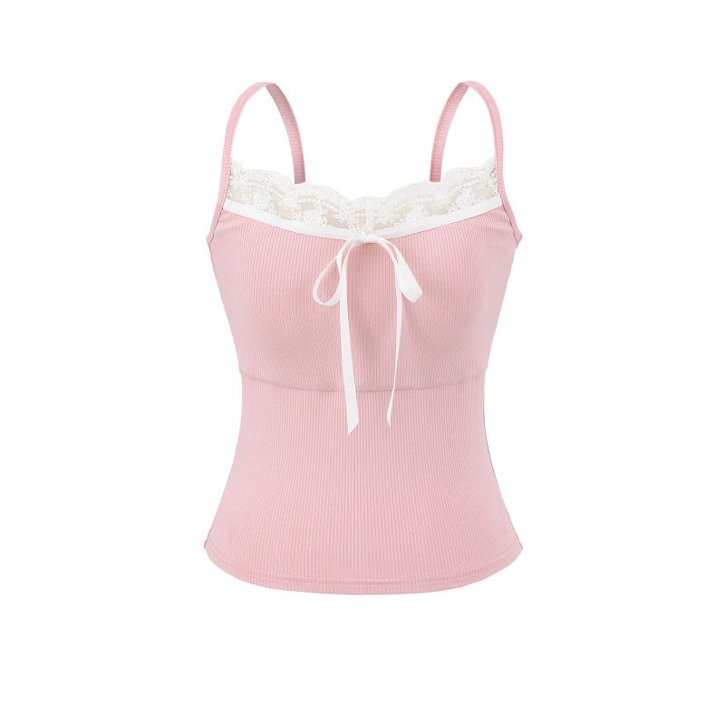 Elva Lace Ribbon Cami Top
