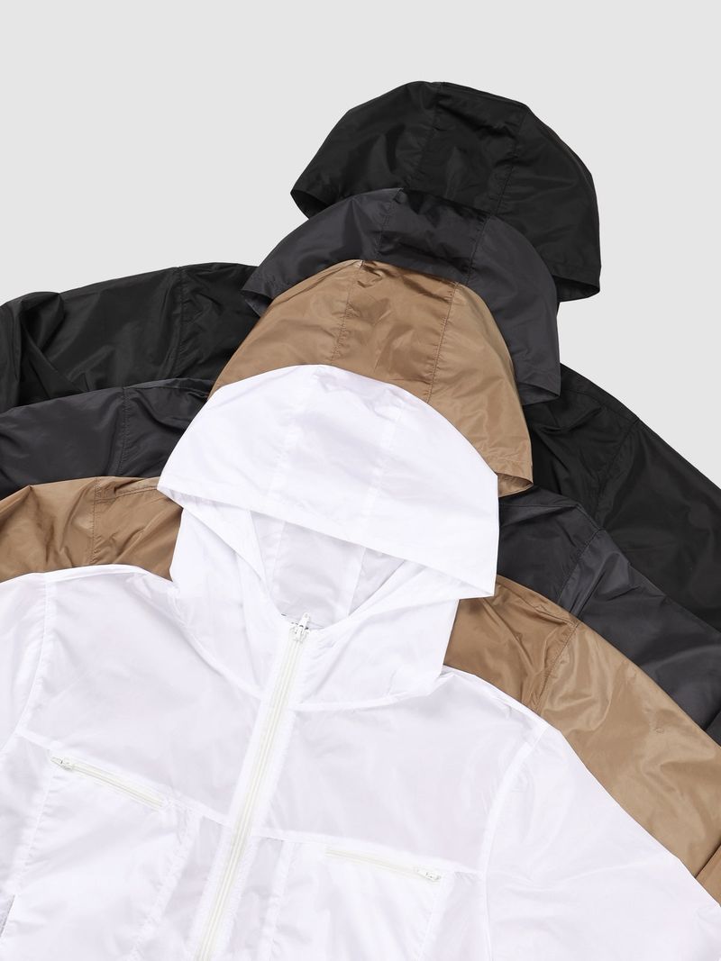 Birch Nylon Skin Zip-Up (3c)