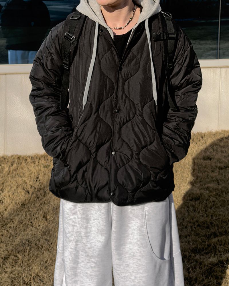 Wavon Quilted Padding Jumper
