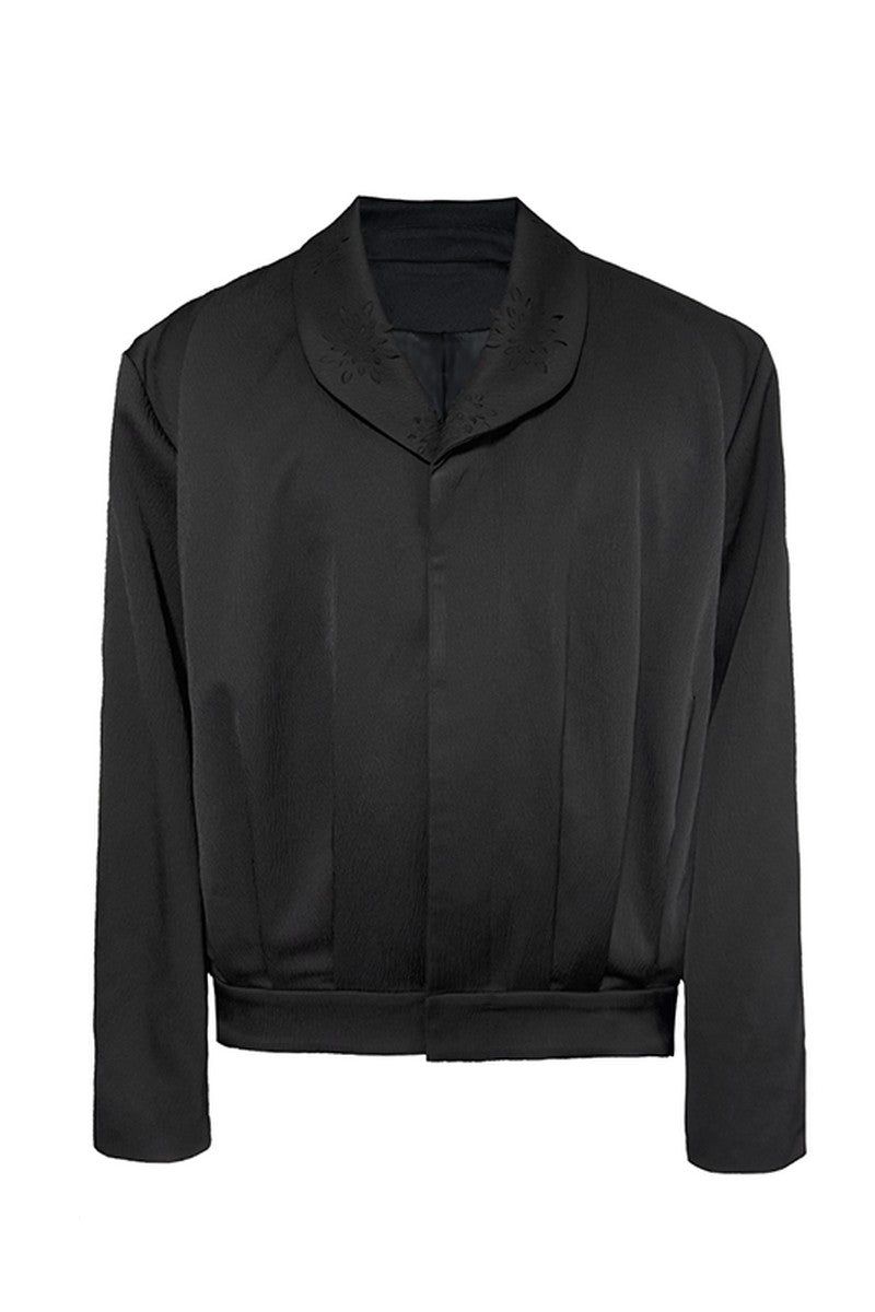 Pleated Laser Cut Jacket