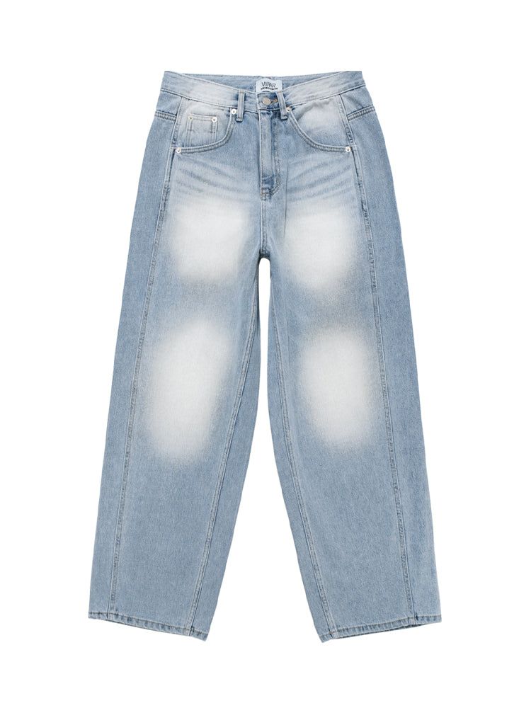 M202 CAT WIDE DENIM PANTS