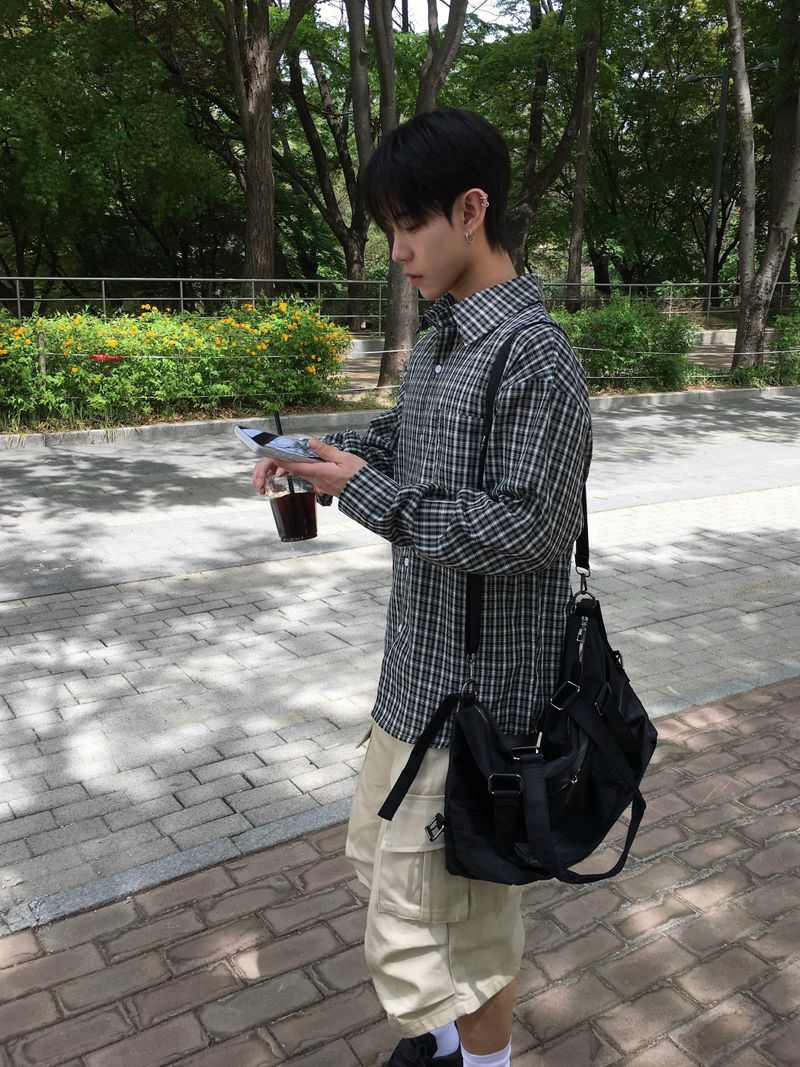 Avec Grunge Check Shirt 2C