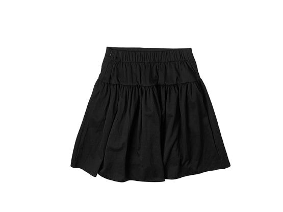 Kibo Flare Shirring Midi Skirt