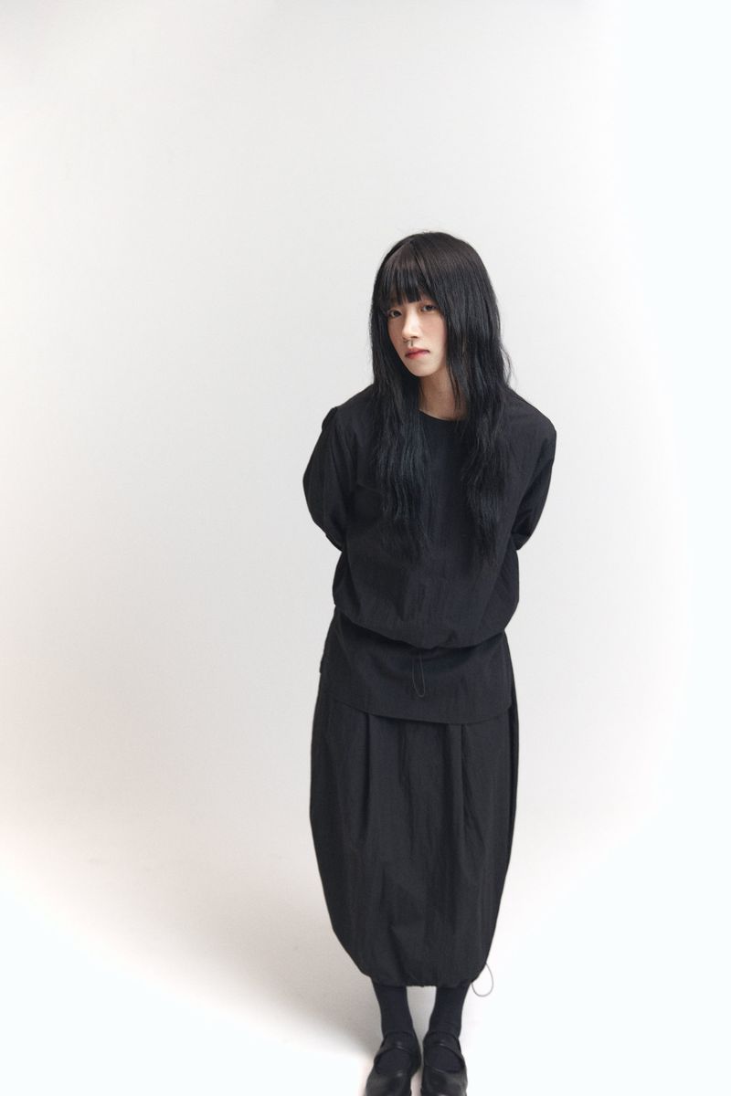 Layered Blouse / Black