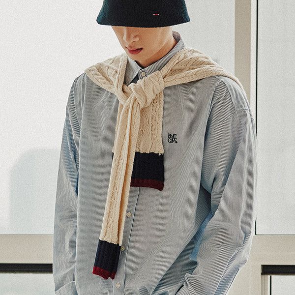 ROMANTIC CROWN（ロマンティッククラウン）の「CABLE KNIT SHAWL MUFFLER_OATMEAL（Fashion Accessories）」