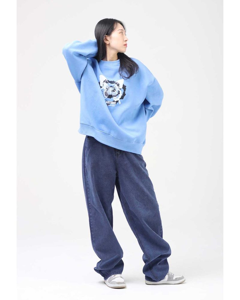 wide snow denim pants 2(color)