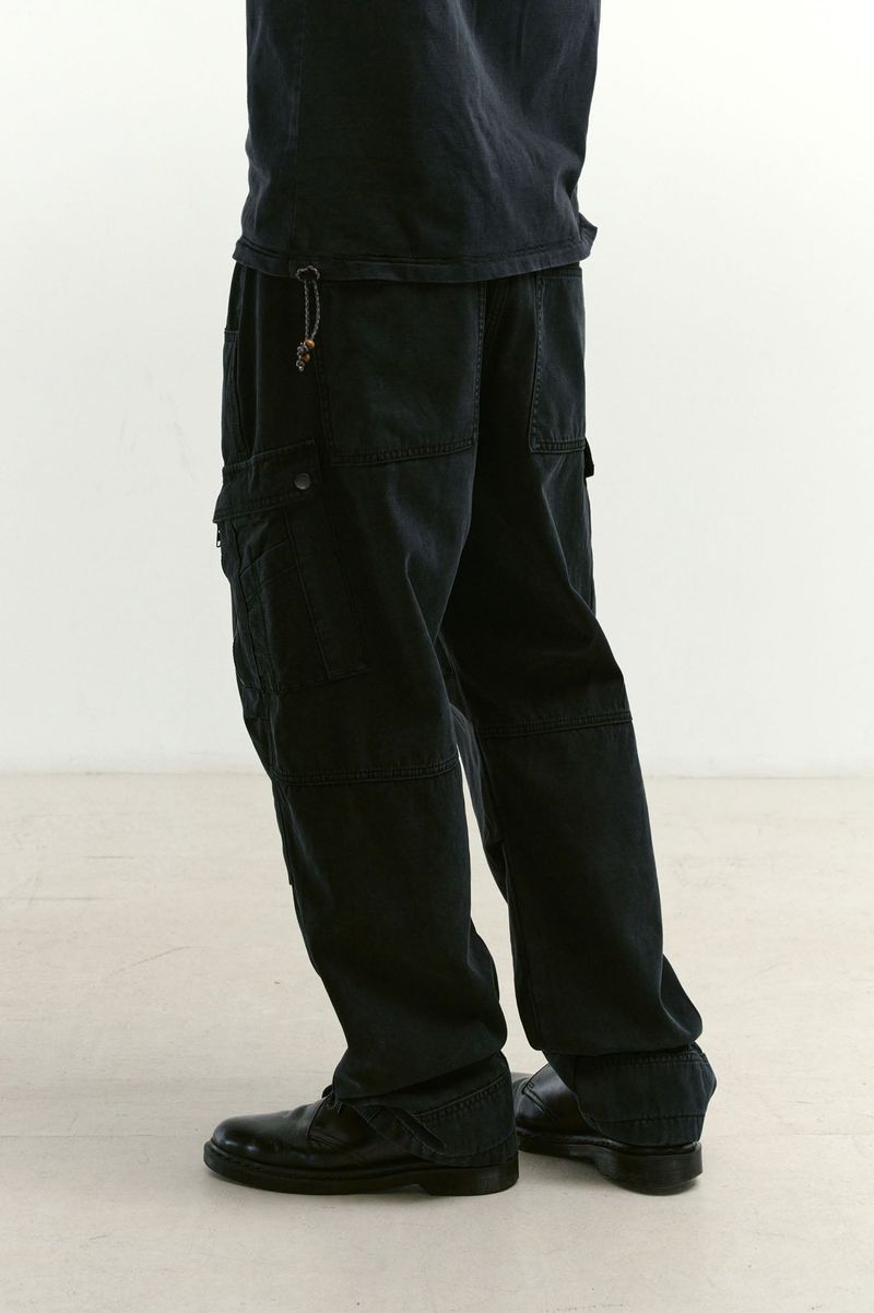 Mixed Fabric m65 Pants (Washed Black)