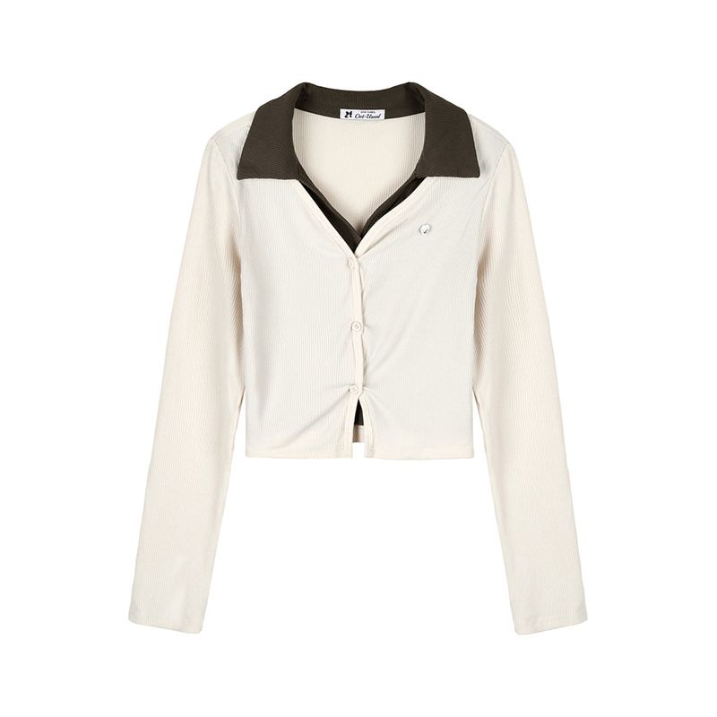Double Detail Slim Top (3colors)