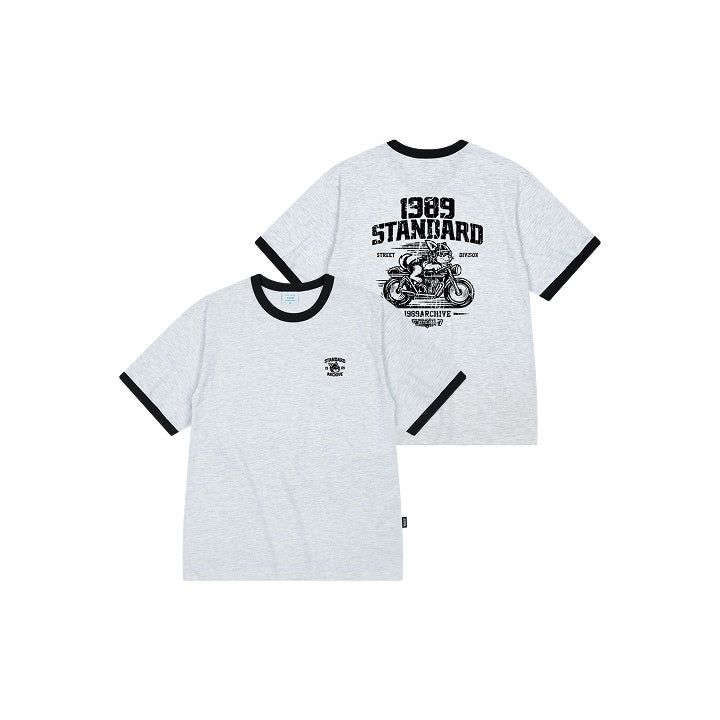 RIDING DOG 1989 Cool Cotton Ringer Short Sleeve (SRSSTD-0261)