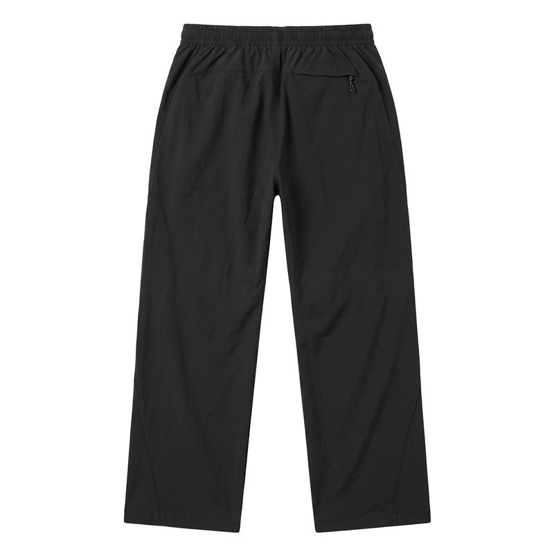 VYLON ブラック ストリング ロング パンツ