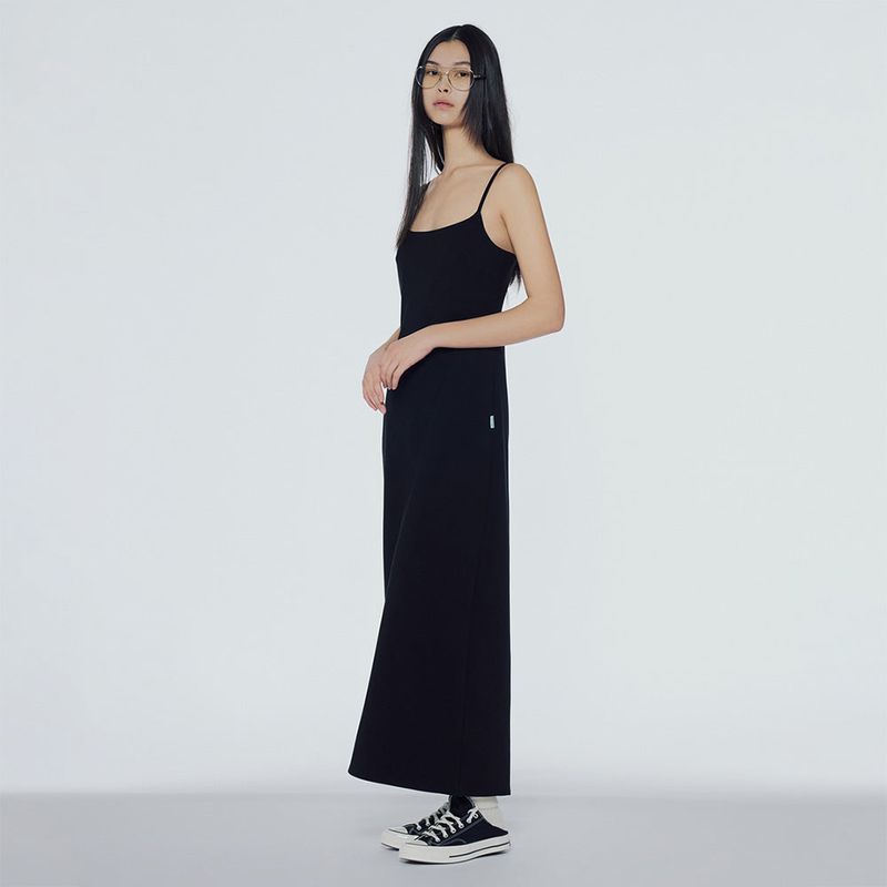 Slim-fit slip dress