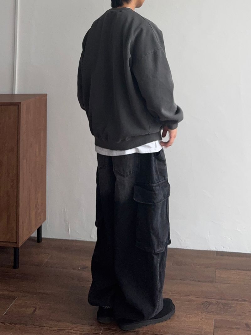 Over Pigment Round Sweatshirt (No.798)