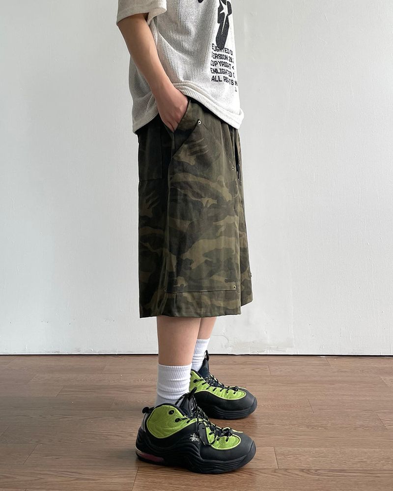 Tank Camo Bermuda Pants
