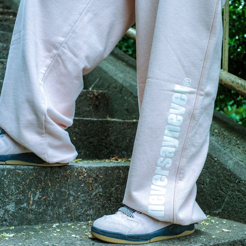 nsn logo sweat pants -pink-