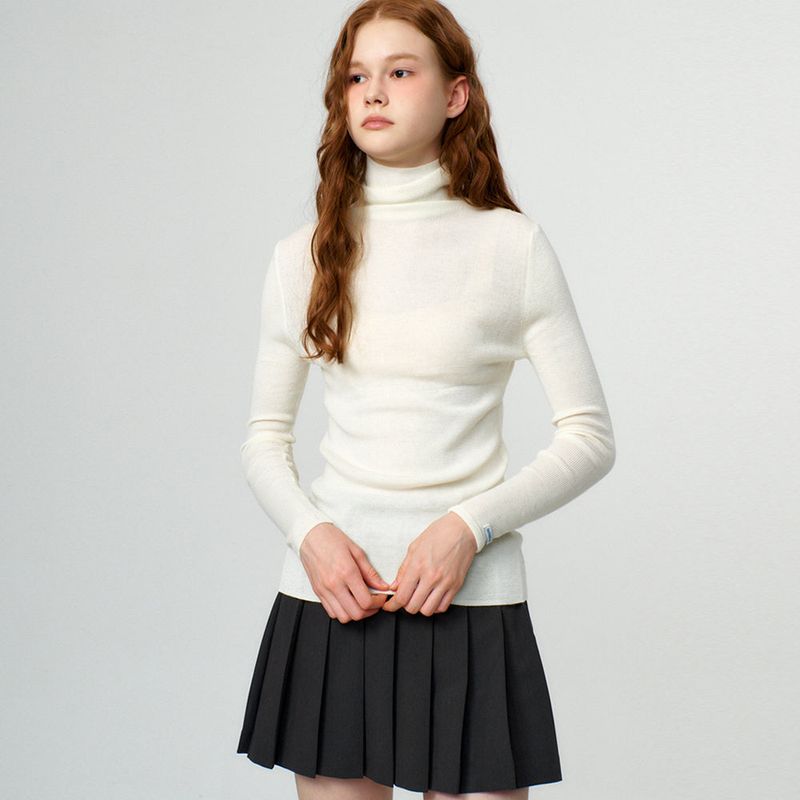 Basic Turtle Neck Knit_5Color