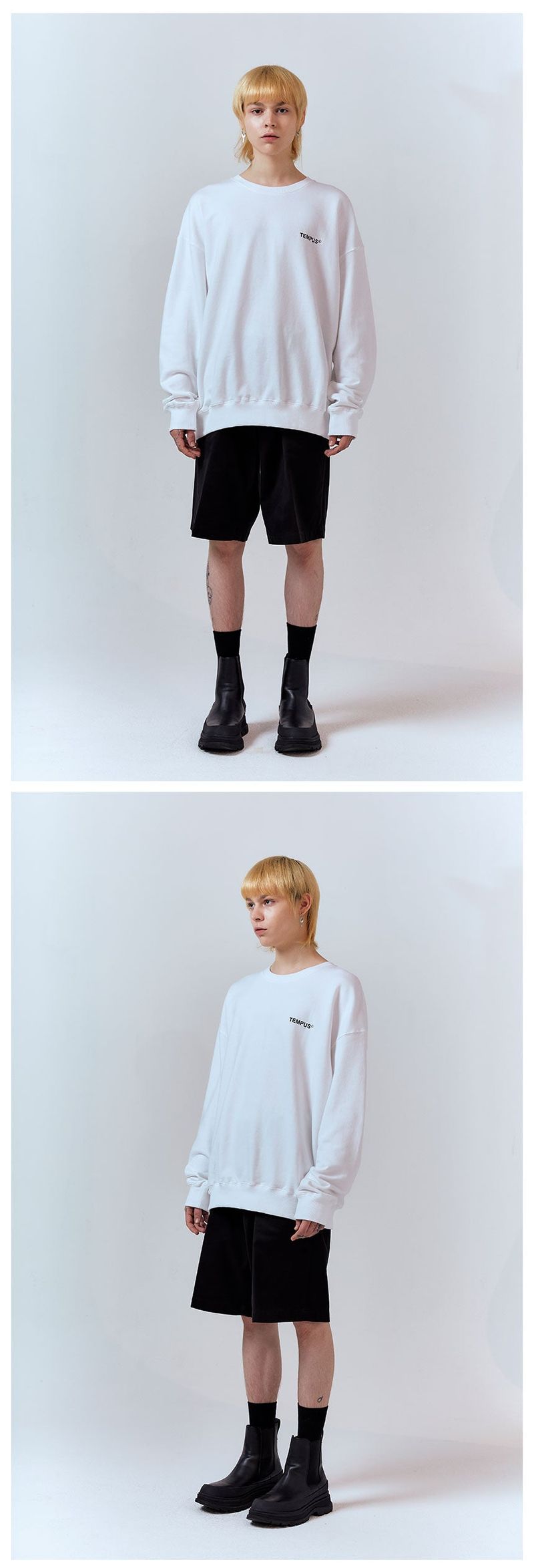 JETLAG SWEATSHIRTS [WHITE]