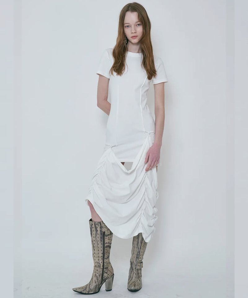 DROOP LINE TEE DRESS
