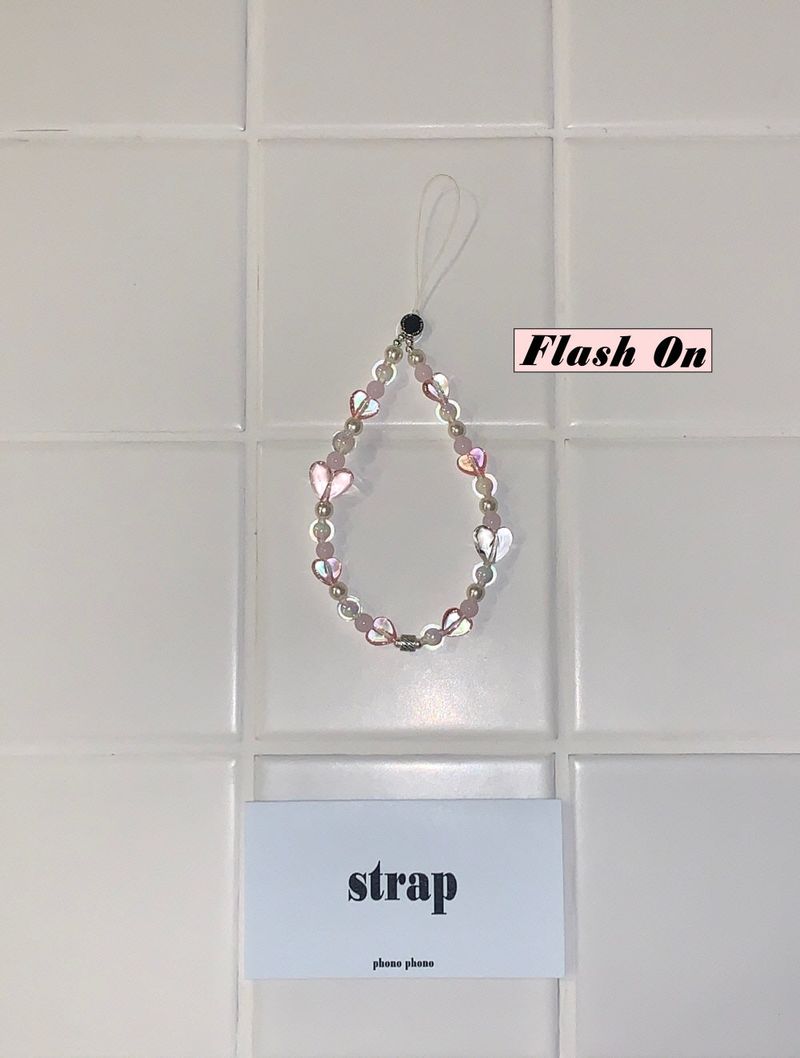 PINK LOVE PHONE STRAP